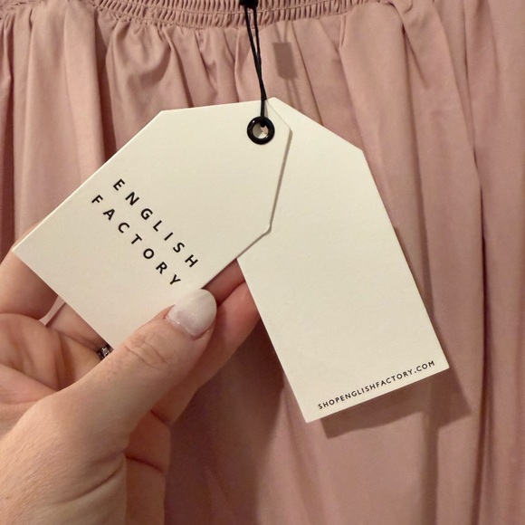 English Factory Pink Maxi Dress NWT - Picture 5 of 9